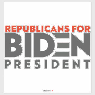 Republicaner till Joe Biden Klistermärken