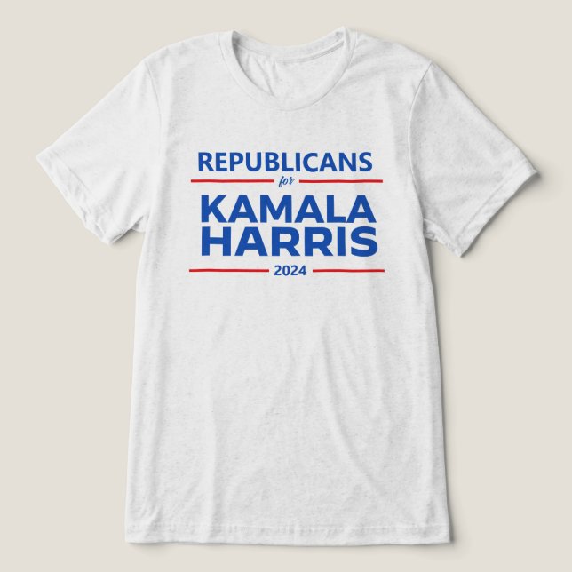 Republicaner till Kamala Harris 2024 T Shirt (Design Framsida)