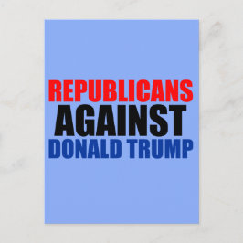 Republicans against Donald Trump Vykort