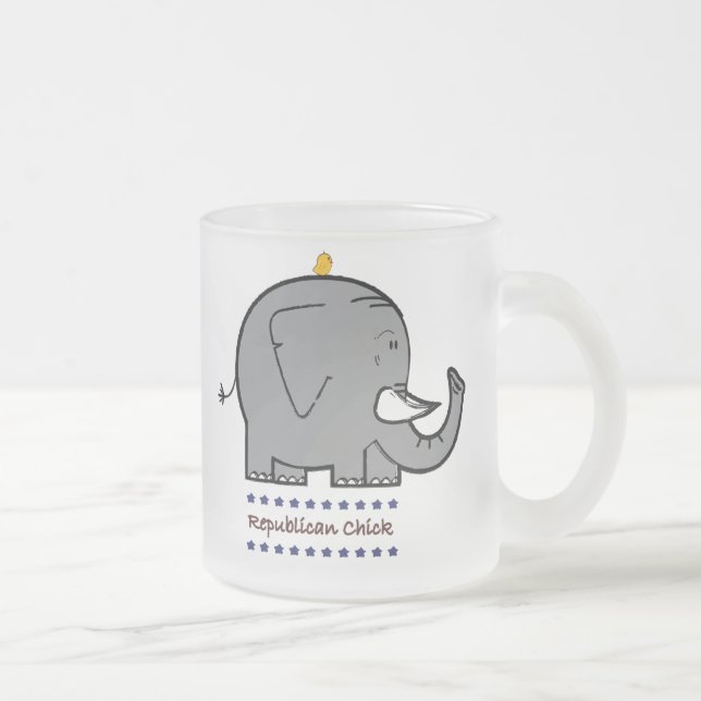Republicansk chick frostigt mugg (Höger)