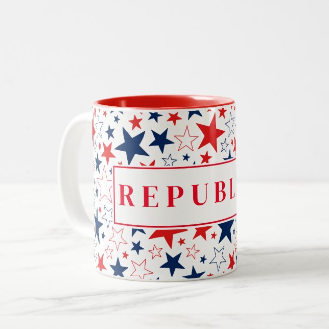 Republicansk kaffe Mugg (Framsida vänster)