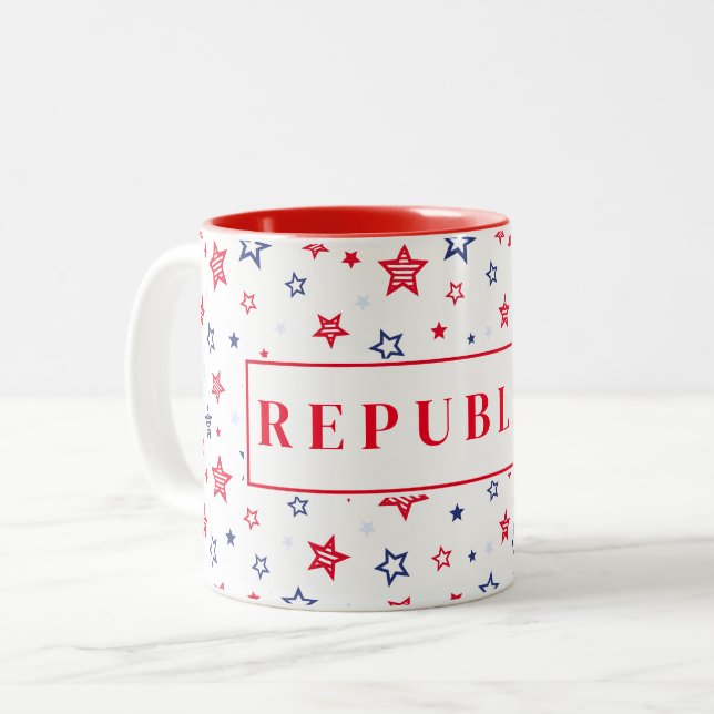Republicansk kaffe Mugg (Framsida vänster)