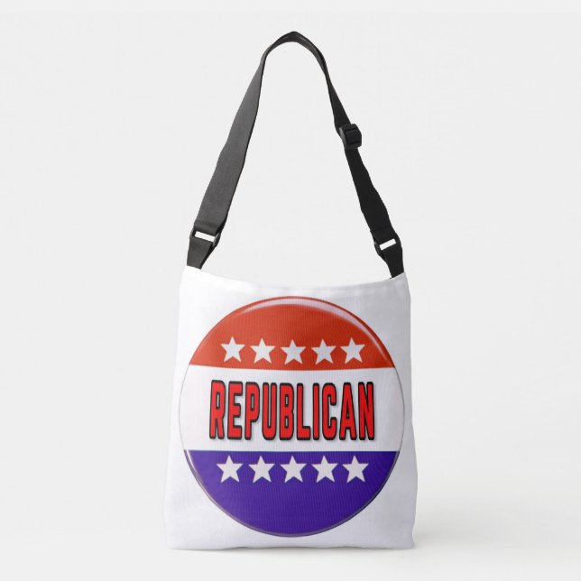 Republicansk knapp axelväska (Framsida)
