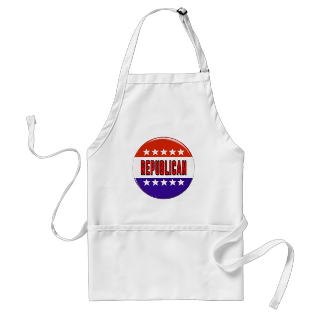 Republicansk knapp förkläde (Framsidan)