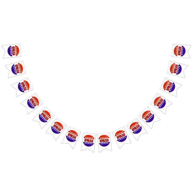 Republicansk knapp vimplar (Alla)