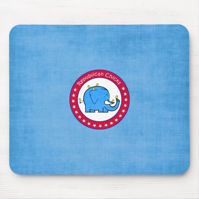 Republicanska chickar mousepad musmatta (Framsidan)