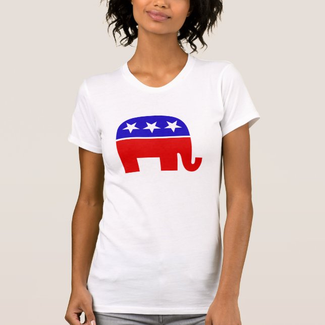 Republicanska elphant Shirons Tee (Framsida)