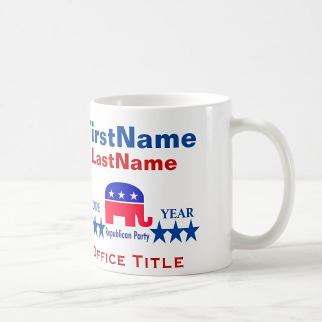 Republicanska mallar kaffemugg (Höger)