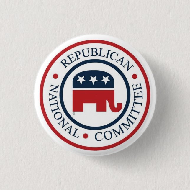 Republicanska nationalkommitténs Logotyp Knapp (Framsida)