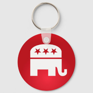 Republicanska Party Logotypen Nyckelring