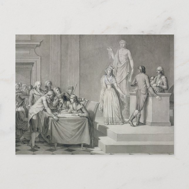 Republicanska skilsmässor vykort (Framsida)