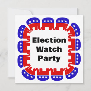 Republicanska valövervakare Party Inbjudningar