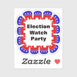 Republicanska valövervakare Party Klistermärken