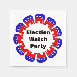 Republicanska valövervakare Party Pappersservett