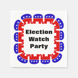 Republicanska valövervakare Party Pappersservett