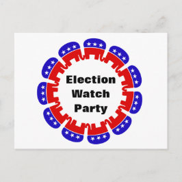 Republicanska valövervakare Party Vykort