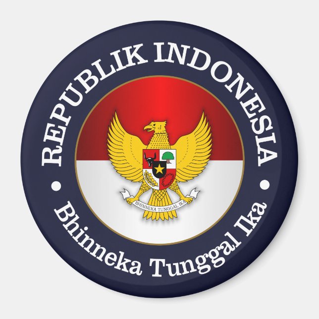 Republicera Indonesien Magnet (Framsidan)