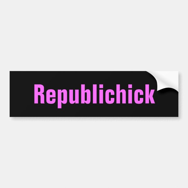 Republichick bildekal (Framsidan)