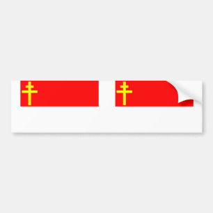 Republik av Alsace Lorraine, frankrikeflagga Bildekal