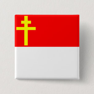 Republik av Alsace Lorraine, frankrikeflagga Knapp