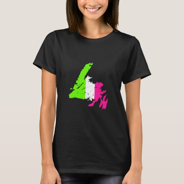 Republik av den Newfoundland damT-tröja T-shirt (Framsida)
