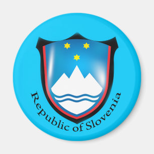 Republik av den Slovenien magneten Magnet