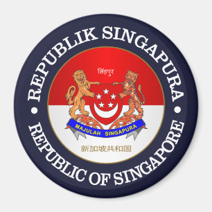 Republik av Singapore Magnet
