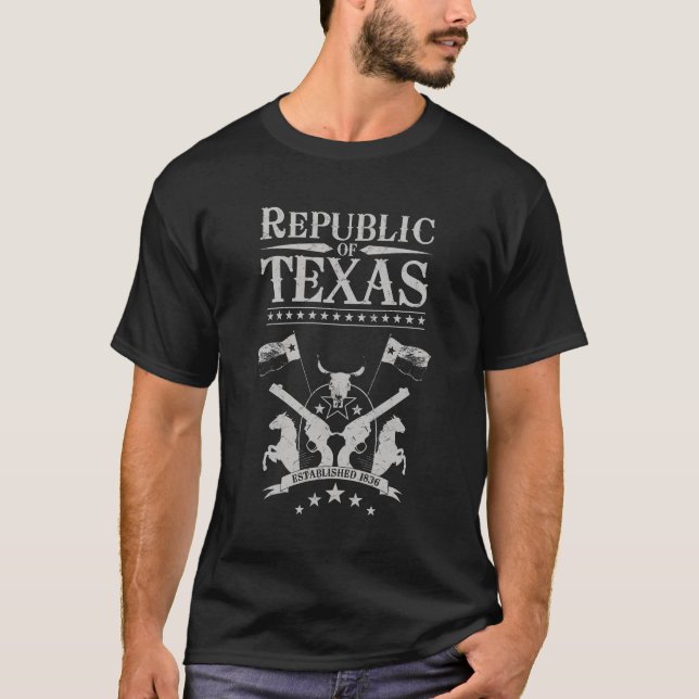 Republik av Texas Tee Shirt (Framsida)