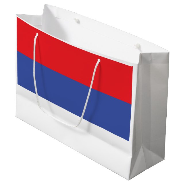 Republika Srpska Flagga (Framsidan Vinklad)