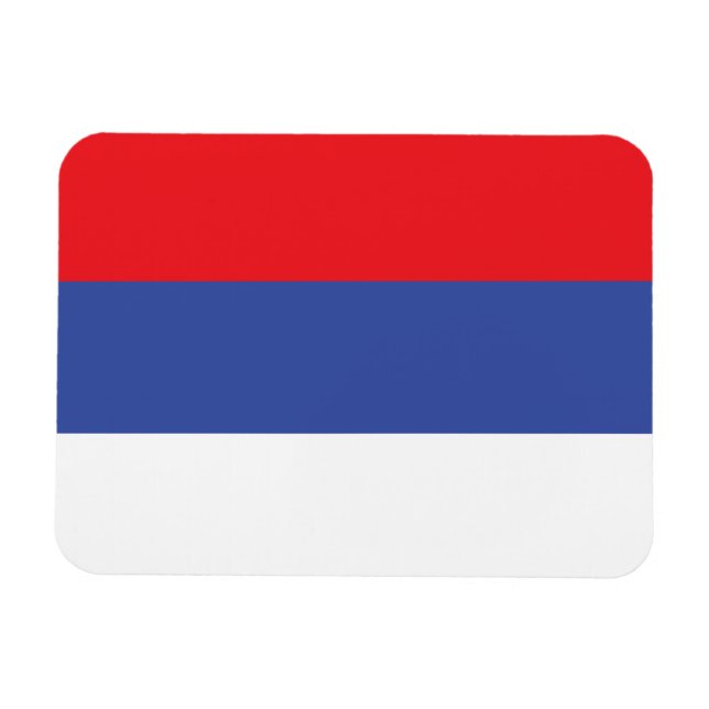 Republika Srpska Flagga Magnet (Horisontell)
