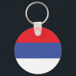 Republika Srpska-flagga Nyckelring<br><div class="desc">Republika Srpskas patriotiska flagga.</div>