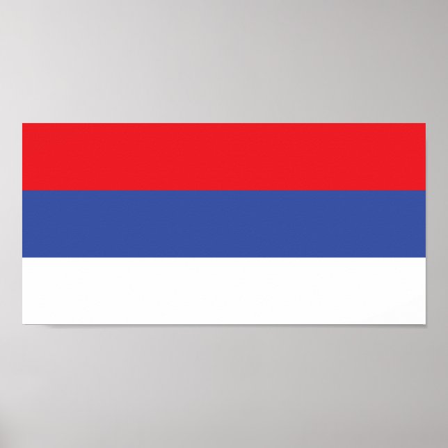 Republika Srpska Flagga Poster (Framsidan)
