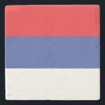 Republika Srpska-flagga Stenunderlägg<br><div class="desc">Republika Srpskas patriotiska flagga.</div>