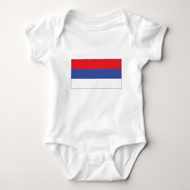 Republika Srpska Flagga T Shirt (Framsida)