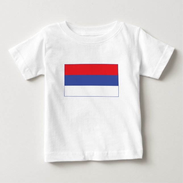 Republika Srpska Flagga T Shirt (Framsida)