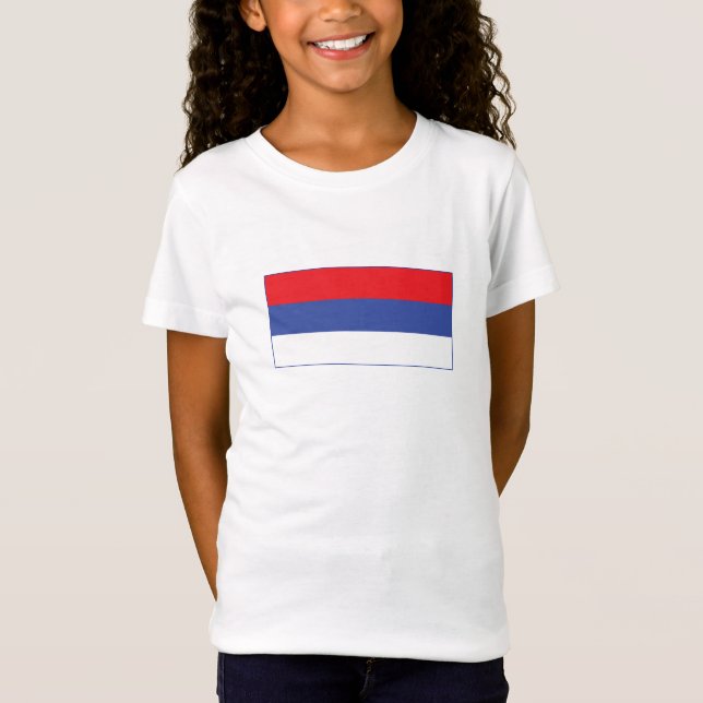 Republika Srpska Flagga T Shirt (Framsida)