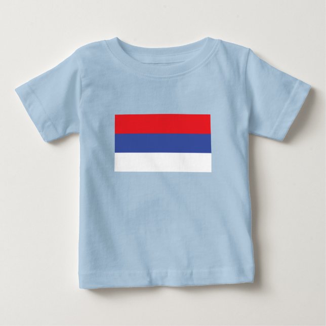 Republika Srpska Flagga T Shirt (Framsida)