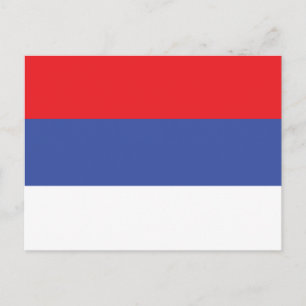 Republika Srpska-flagga Vykort
