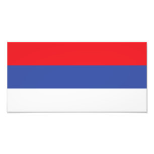 Republika Srpskas flagga Fototryck