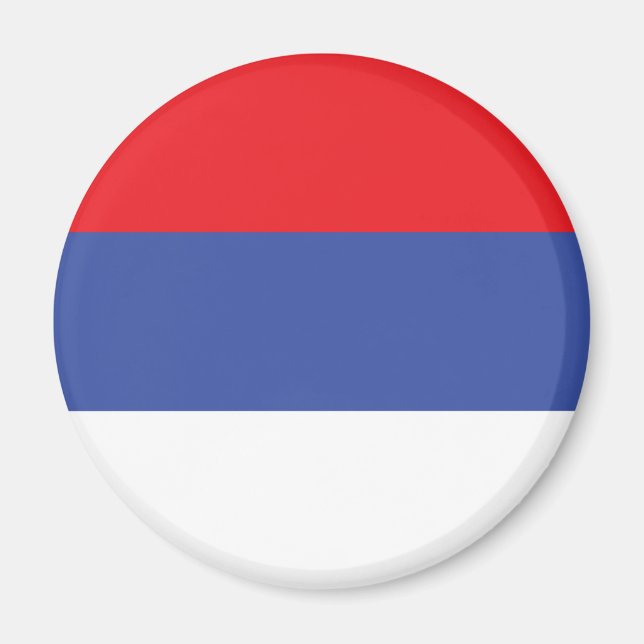 Republika Srpskas flagga Magnet (Framsidan)