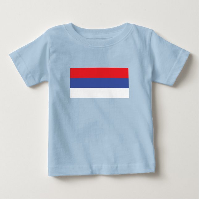 Republika Srpskas flagga T Shirt (Framsida)