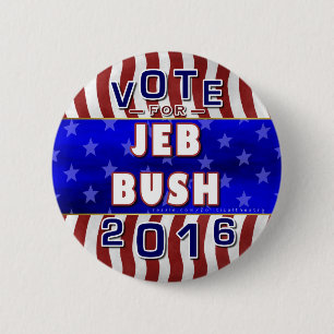 Republikan 2016 för Jeb Bush presidentval Knapp