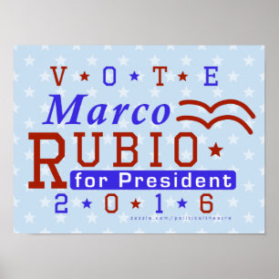 Republikan 2016 för Marco Rubio presidentval Poster