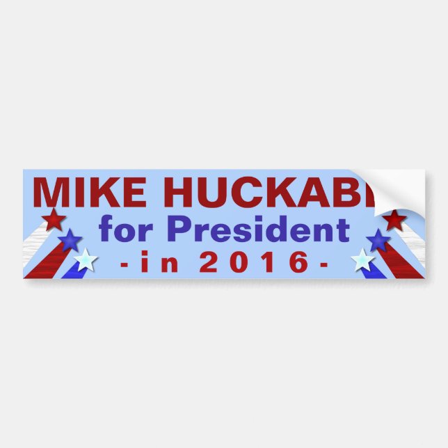 Republikan 2016 för Mike Huckabee presidentval Bildekal (Framsidan)