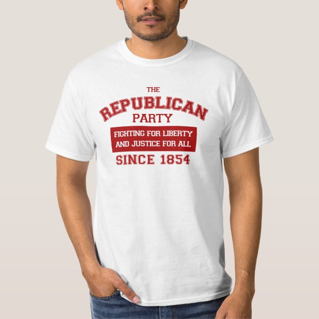 Republikan efter 1854 (det röda trycket, boxas), t shirt (Framsida)