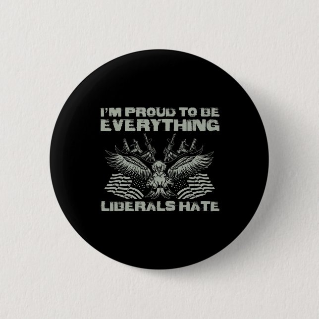 Republikan Jag är stolt över att vara allt liberal Knapp (Framsida)