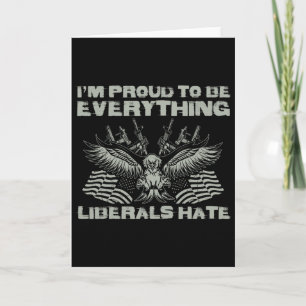 Republikan Jag är stolt över att vara allt liberal Kort