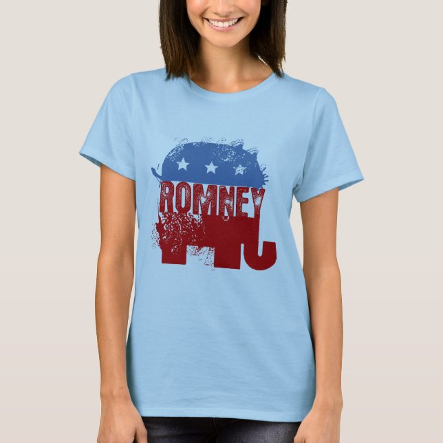 Republikan ROMNEY Tee (Framsida)