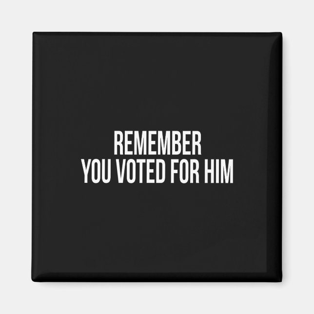 Republikan Trump Demokrat Utväxling Uni  Magnet (Framsidan)