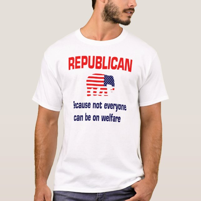 REPUBLIKAN - välfärd T Shirt (Framsida)